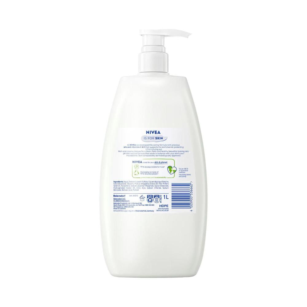 Nivea Shower Body Wash Rich Moisture Soft - 1L