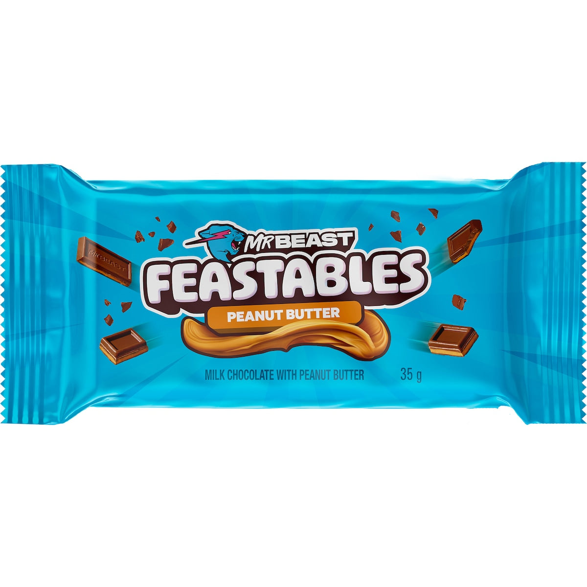 Mr Beast Feastables Peanut Butter Chocolate 35g