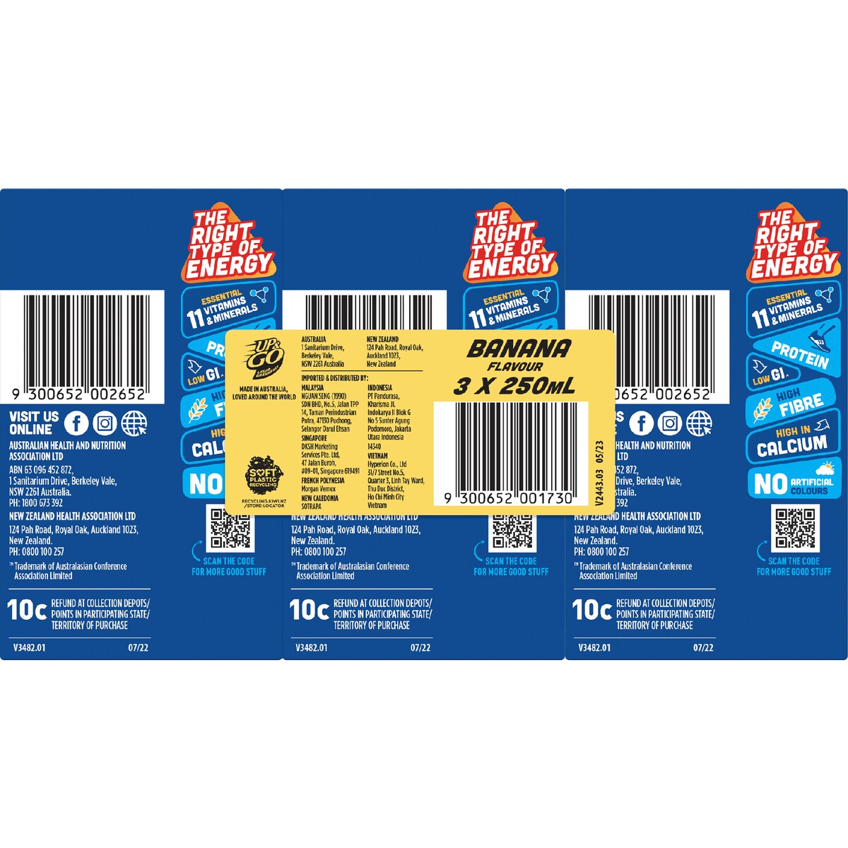 Sanitarium Up&Go Liquid Breakfast Banana 3 Pack