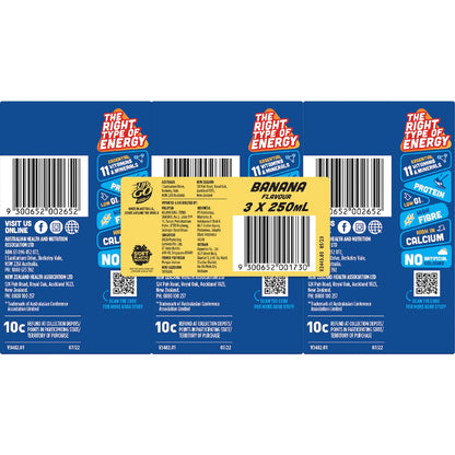 Up&go Liquid Breakfast Banana 250ml X 3 Pack