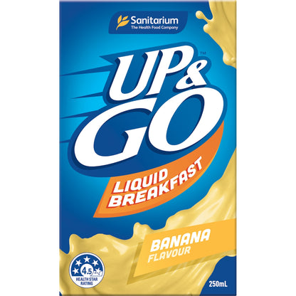 Up&go Liquid Breakfast Banana 250ml X 3 Pack