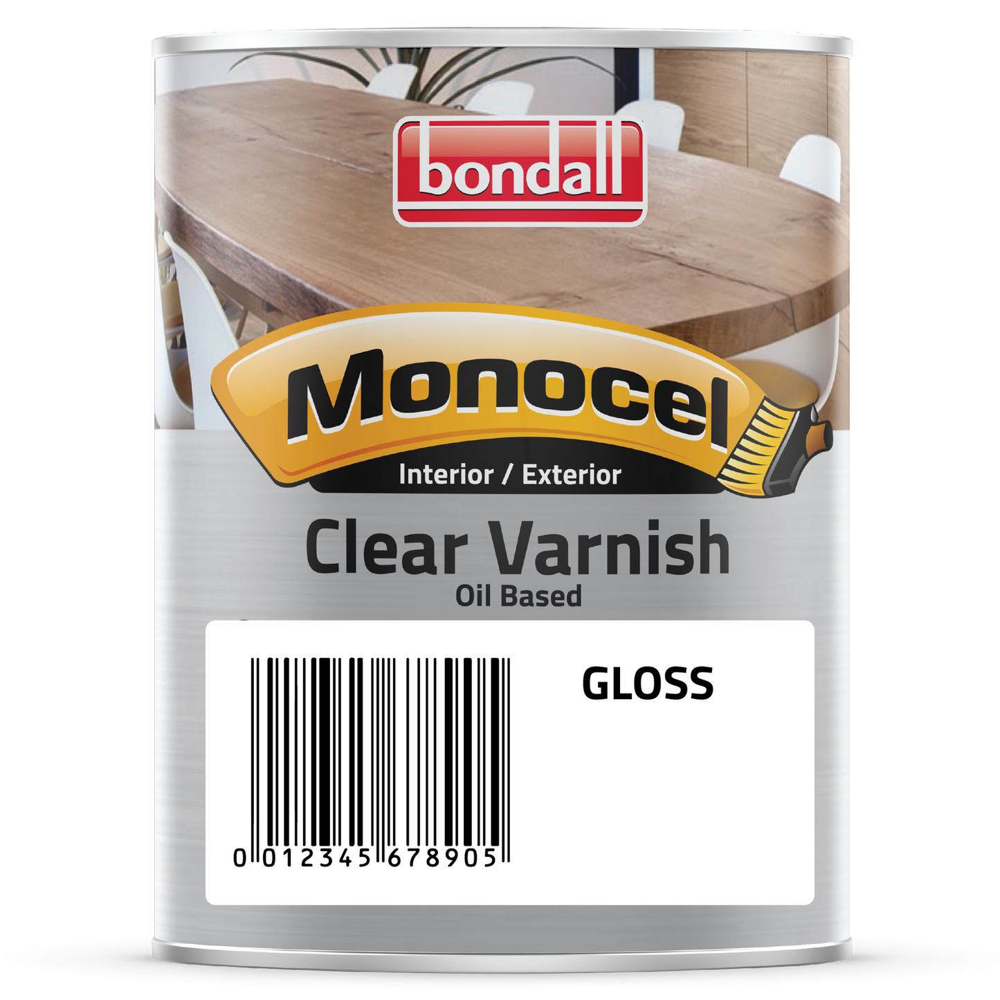 Bondall Clear Gloss Monocel Timber Varnish - 250ml