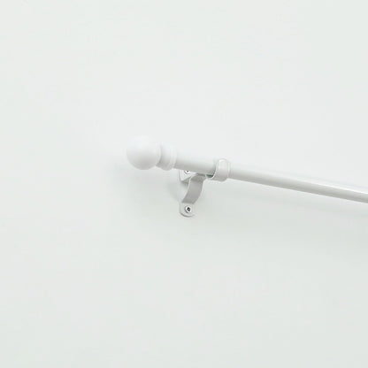 Windoware Single Stayed Curtain Rod Bracket - 50mm - 2 Pack - White