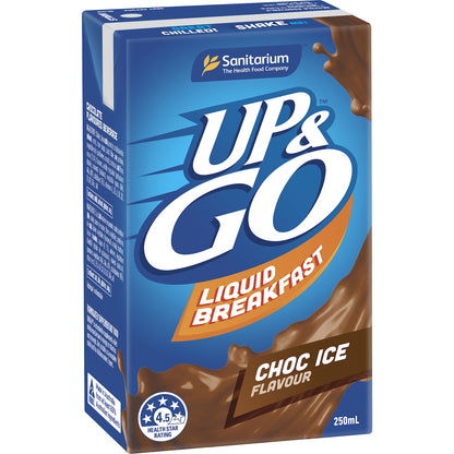Up&go Liquid Breakfast Choc Ice 250ml X 3 Pack