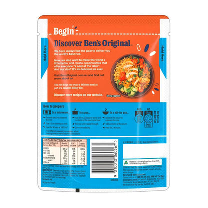 Ben's Original Light Flavour Coconut Basmati Rice Pouch - 250g