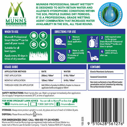 Munns Professional Lawn Wetter - 1L