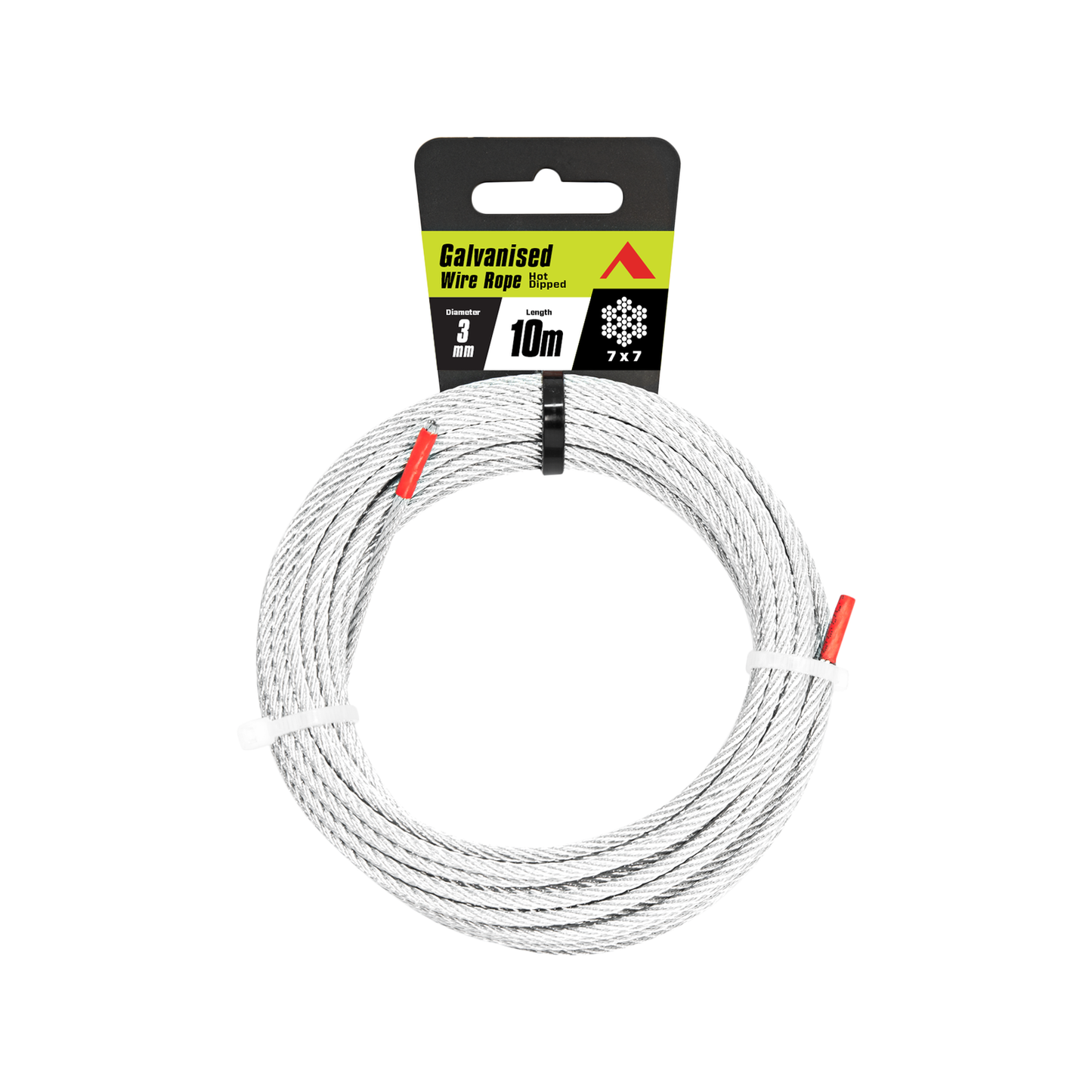 Pinnacle Galvanised Wire Rope - 3mm x 10m