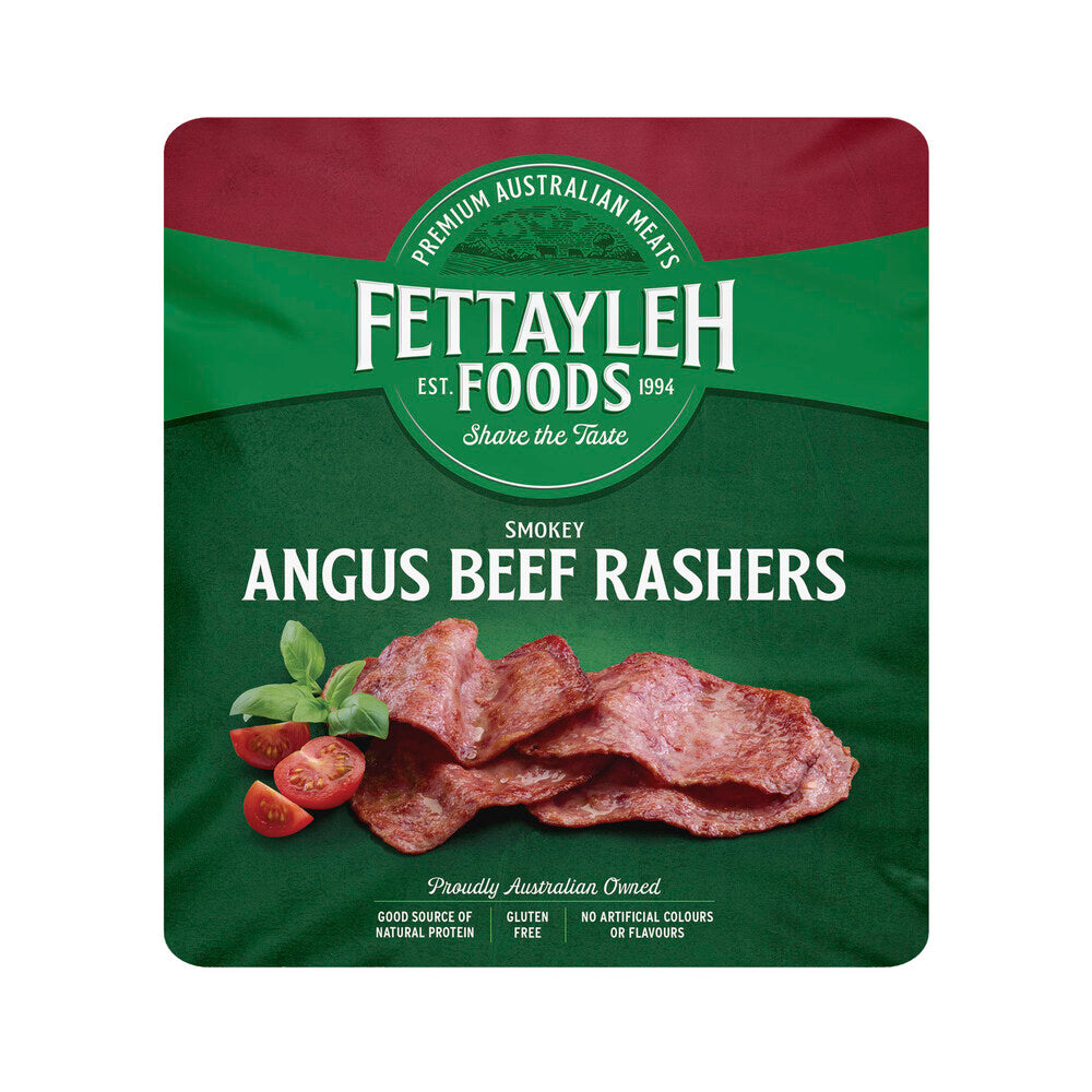 Fettayleh Foods Angus Beef Rashers - 340g