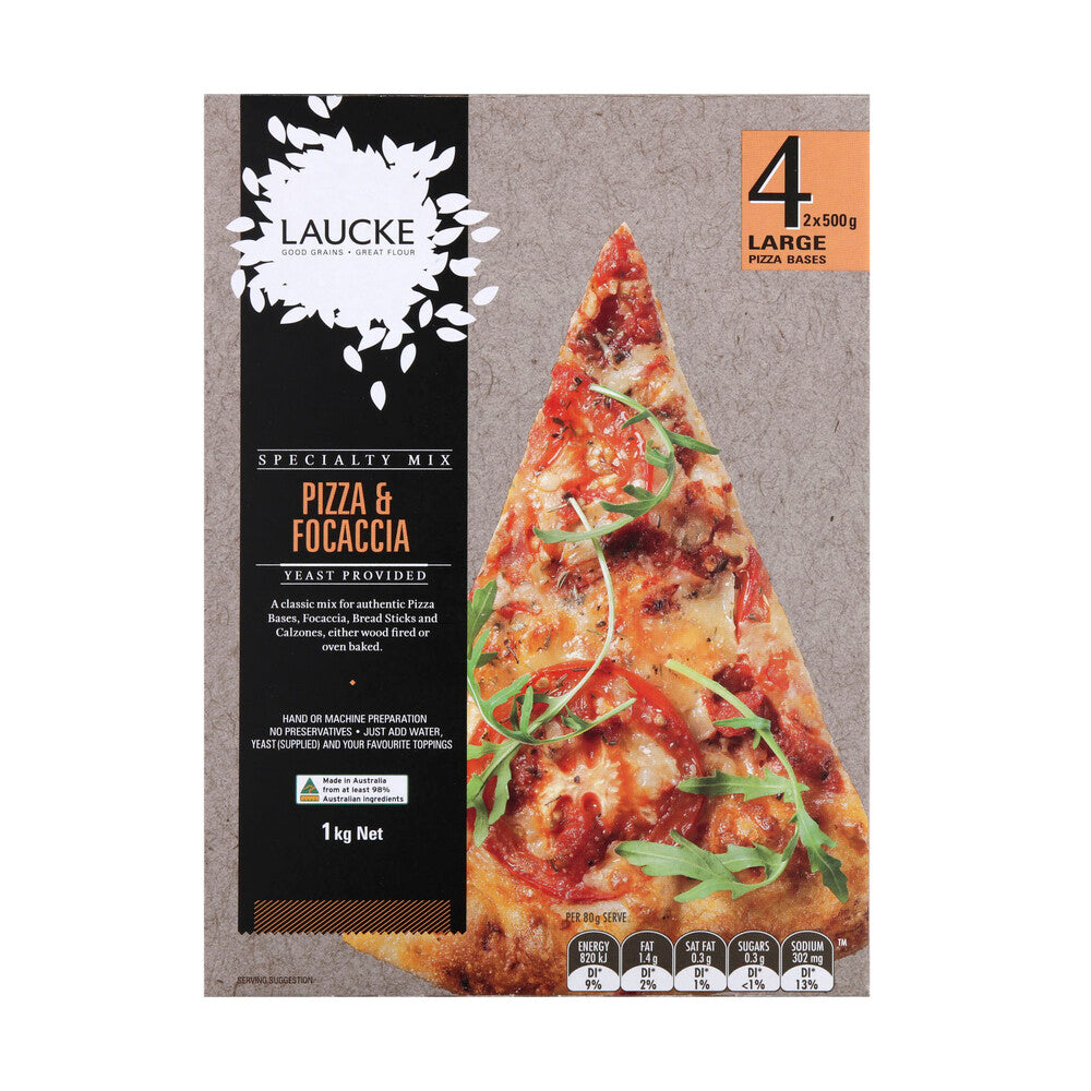 Laucke Pizza & Focaccia Flour Mix - 1kg
