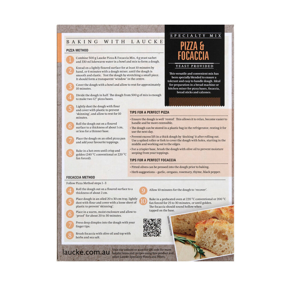 Laucke Pizza & Focaccia Flour Mix - 1kg