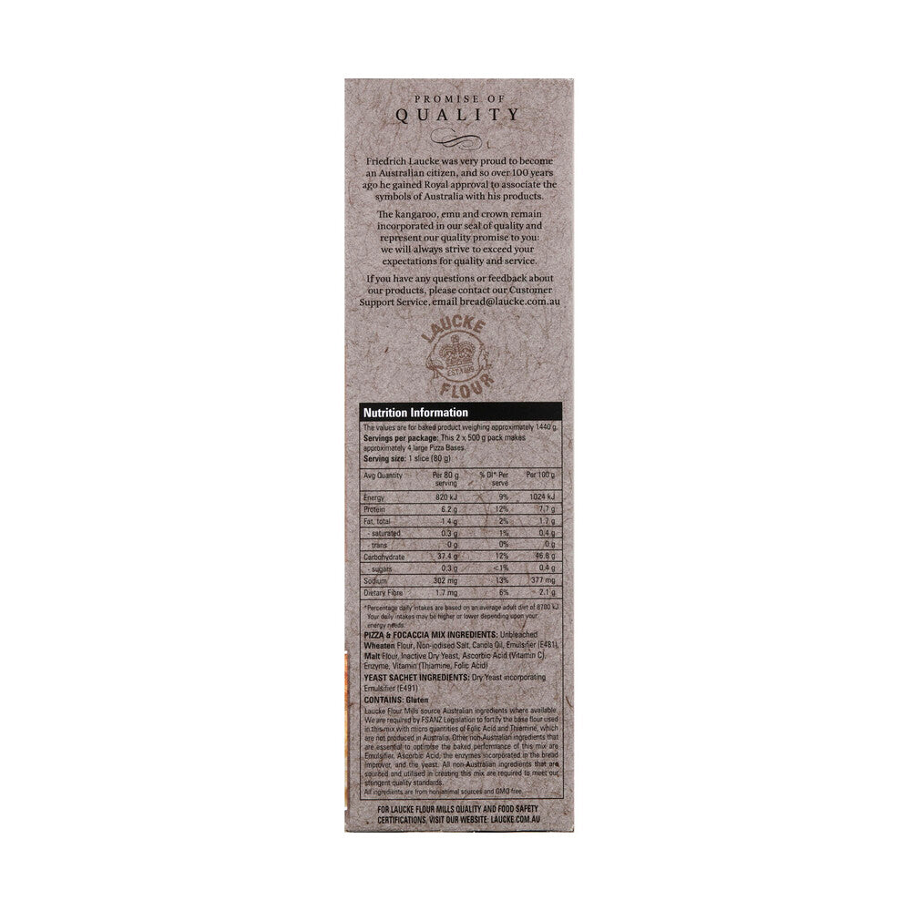 Laucke Pizza & Focaccia Flour Mix - 1kg