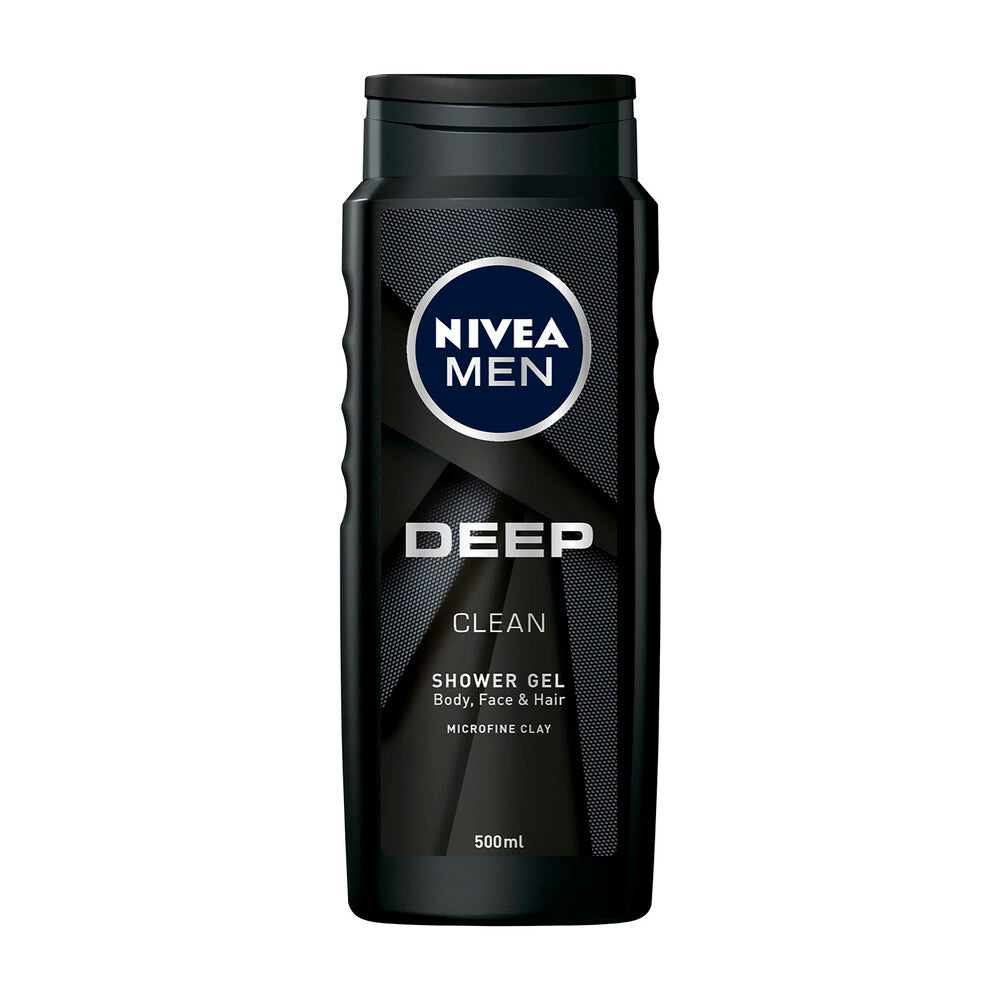 Nivea Men Deep Clean Shower Gel - 500mL