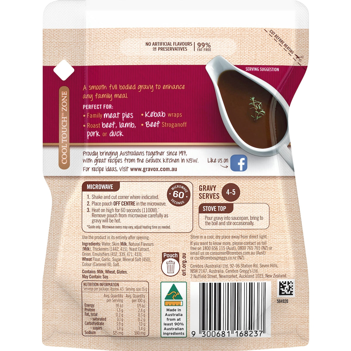Gravox Tradititonal Liquid Family Pack 250g