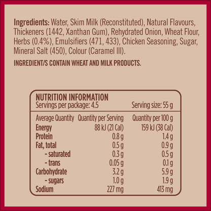 Gravox Roast Chicken With Herbs Family Pack Liquid Gravy Pouch 250g