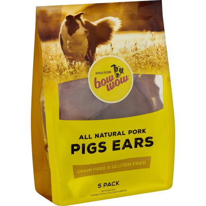 Bow Wow Pigs Ears 5 Pack