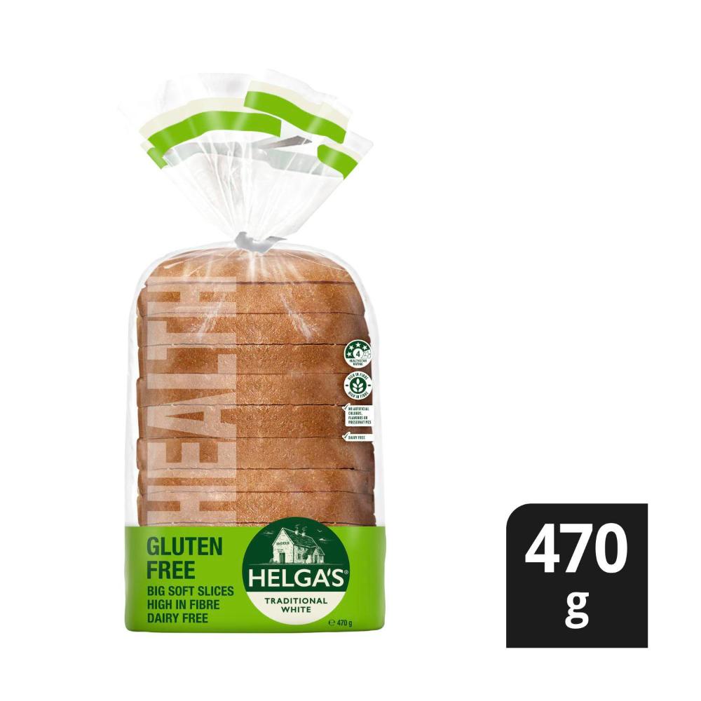Helga's Gluten Free White Bread Slices - 470g