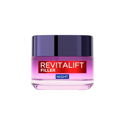 L'Oreal Revitalift Filler Replumping Night Moisturiser - 50mL