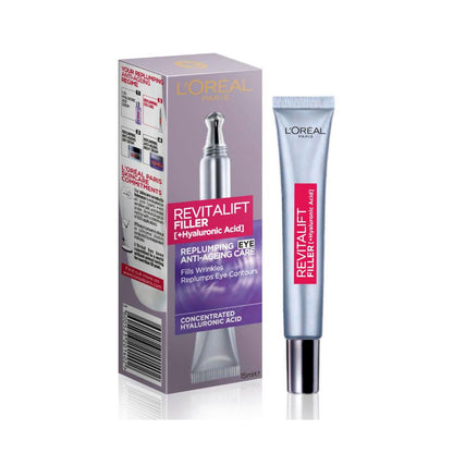 L'Oreal Revitalift Filler Replumping Eye Cream - 15mL