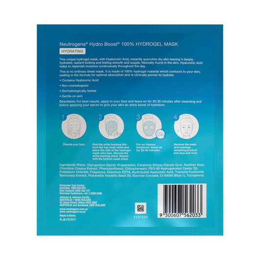 Neutrogena Hydro Boost Hyaluronic Acid Hydrating Hydrogel Face Mask - 30g