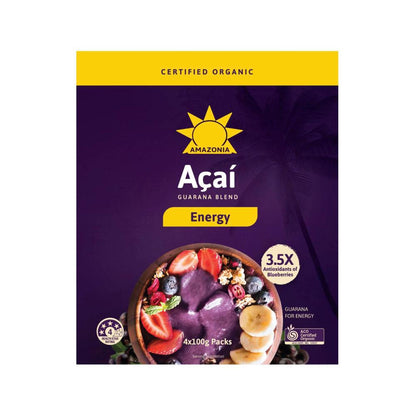 Amazonia Acai Energy Superfood Packs - 400g