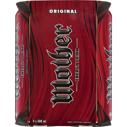 Mother Energy Drink Original Multipack Cans 500ml X4 Pack