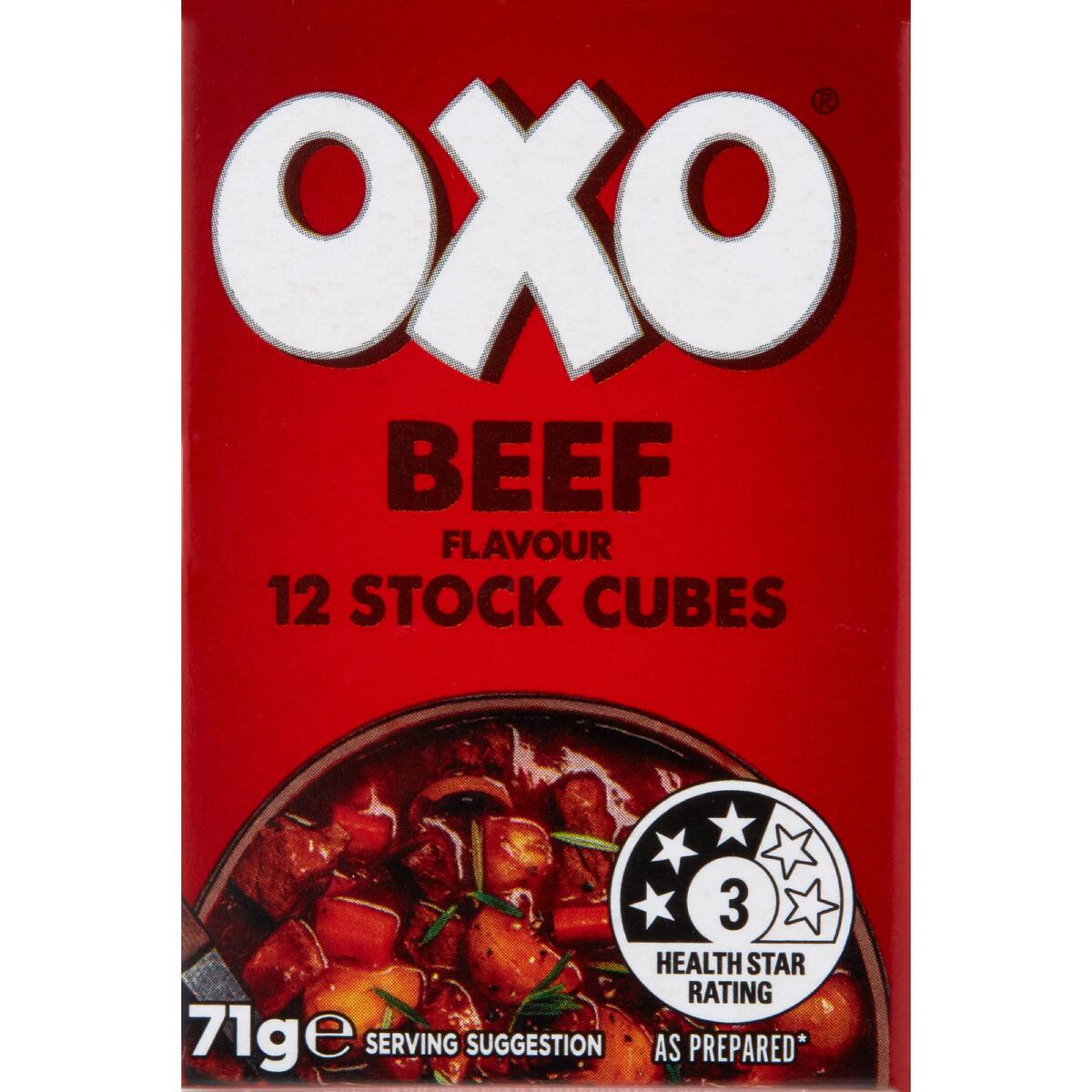 Oxo Beef Stock Cubes 71g