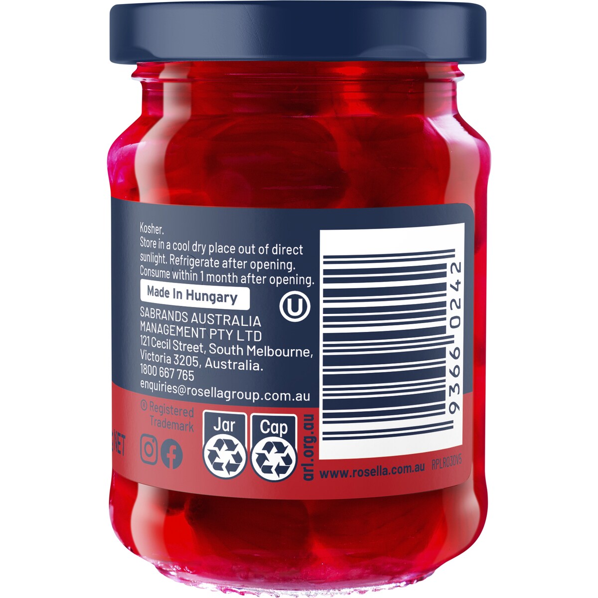 Rosella Red Cocktail Onions 150g