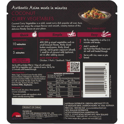 Lee Kum Kee Paste Coconut Curry Vegetables 110g