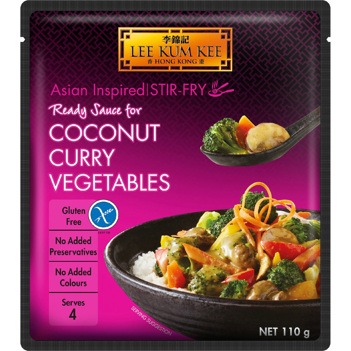 Lee Kum Kee Coconut Curry Vegetables Ready Sauce 110g