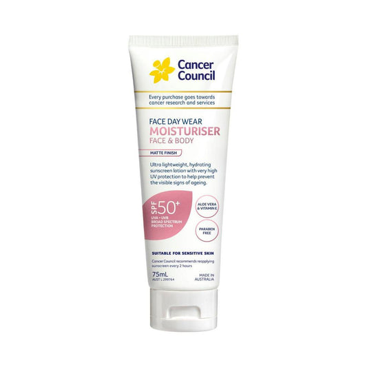 Cancer Council Face Day Wear Matte Invisible SPF 50+ - 75mL