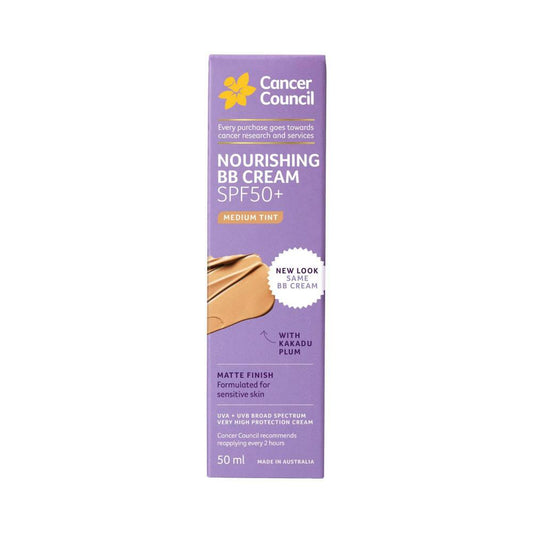 Cancer Council Bb Cream Face Day Wear Medium - 50mL