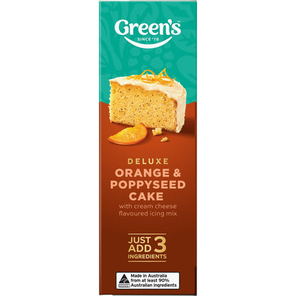 Greens Orange Poppyseed Cake Mix 580g