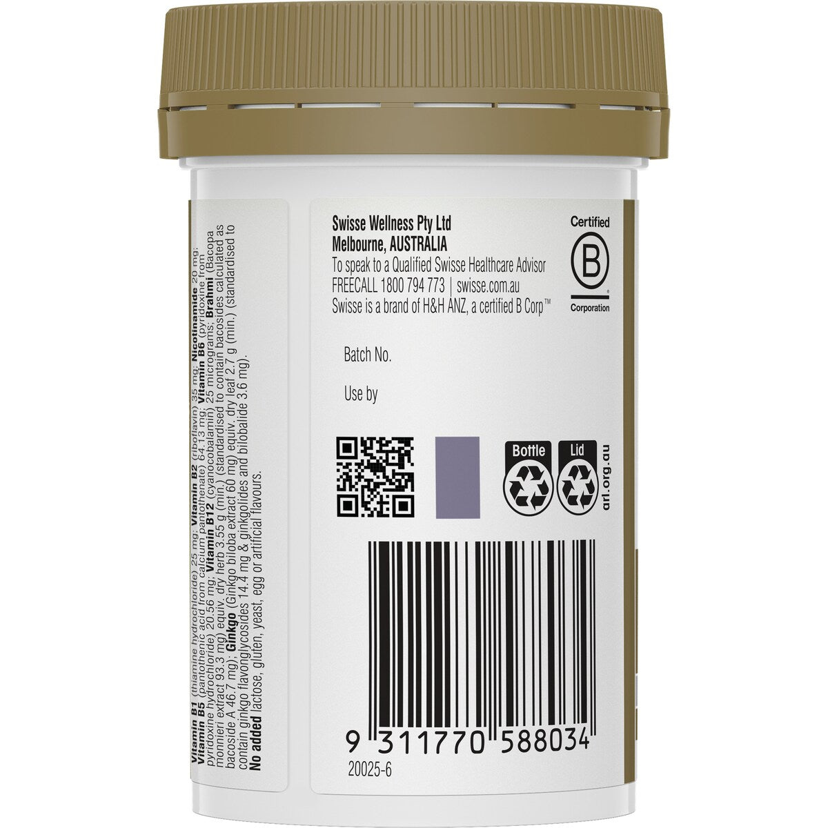 Swisse Ultiboost Memory + Focus Tablets Supports Brain Health 50 Pack
