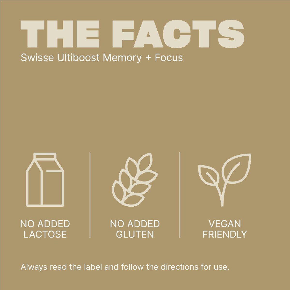 Swisse Ultiboost Memory + Focus Tablets Supports Brain Health 50 Pack