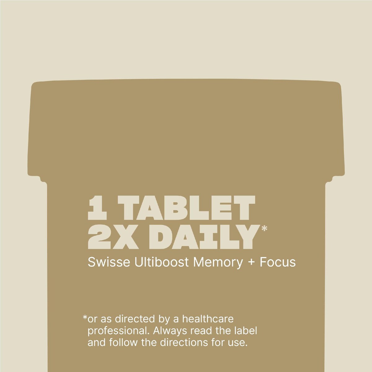 Swisse Ultiboost Memory + Focus Tablets Supports Brain Health 50 Pack