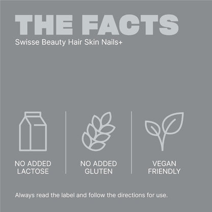 Swisse Beauty Hair Skin Nails+ Tablets For Collagen Formation 60 Pack