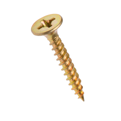 Buildex Plasterboard Screws - 6g x 25mm - Gold - 500 Pack