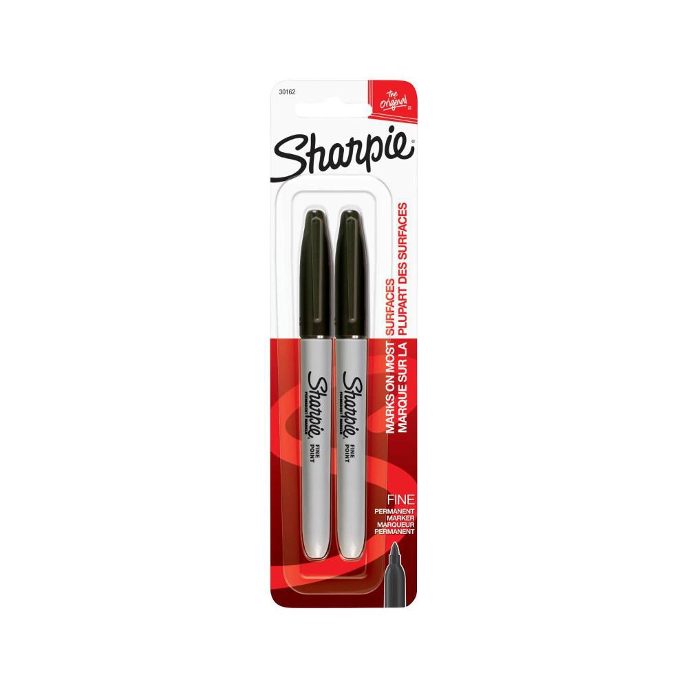 Sharpie Permanent Markers Fine Tip - 2 pack