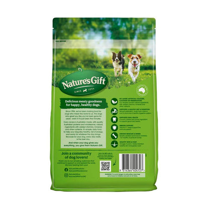 Nature's Gift Adult All Breeds Dry Dog Food With Kangaroo - 2.5kg