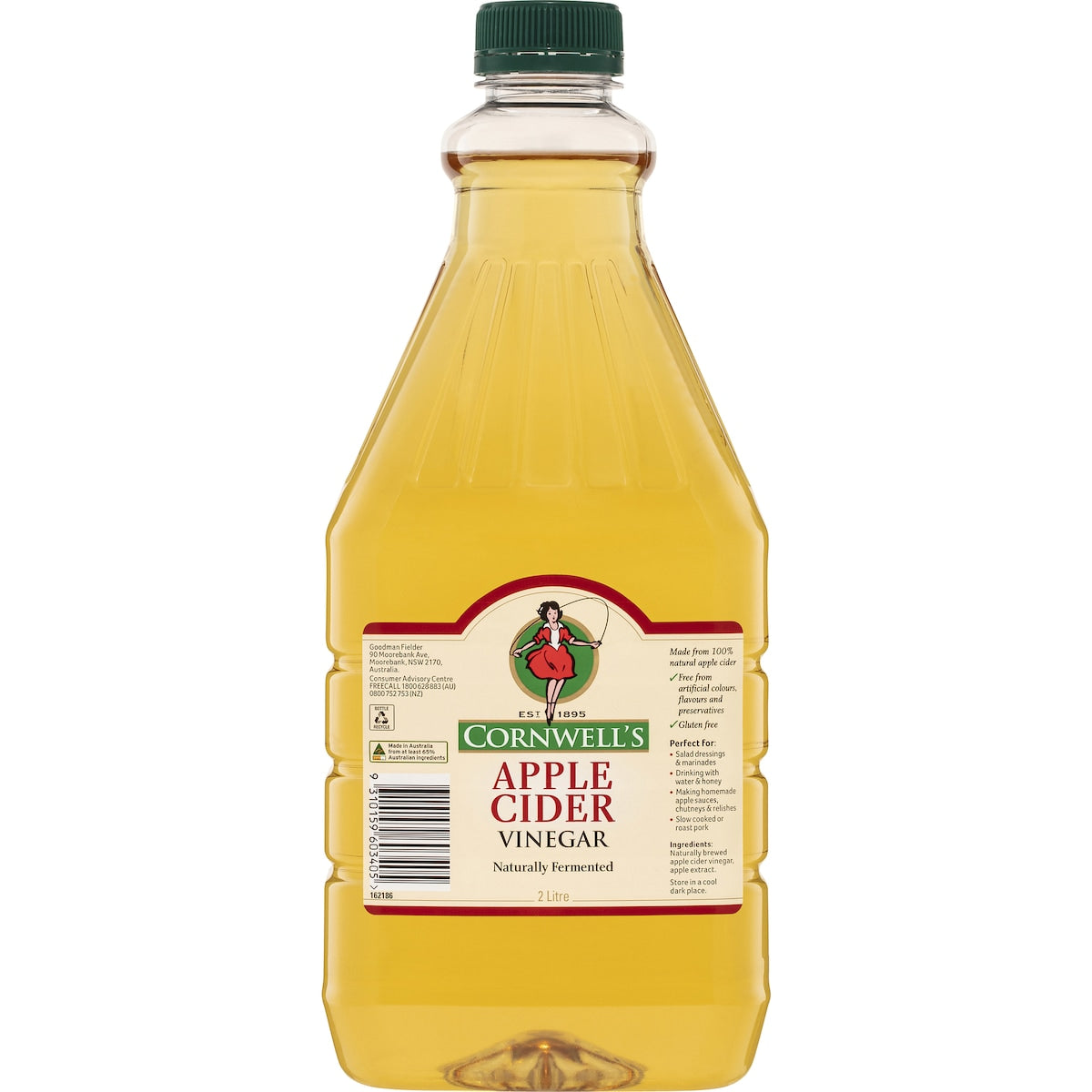 Cornwells Apple Cider Vinegar Cider 2L