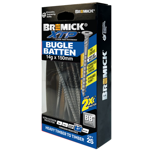 Bremick XTP Bugle Batten - 14g x 150mm - 25 Pack