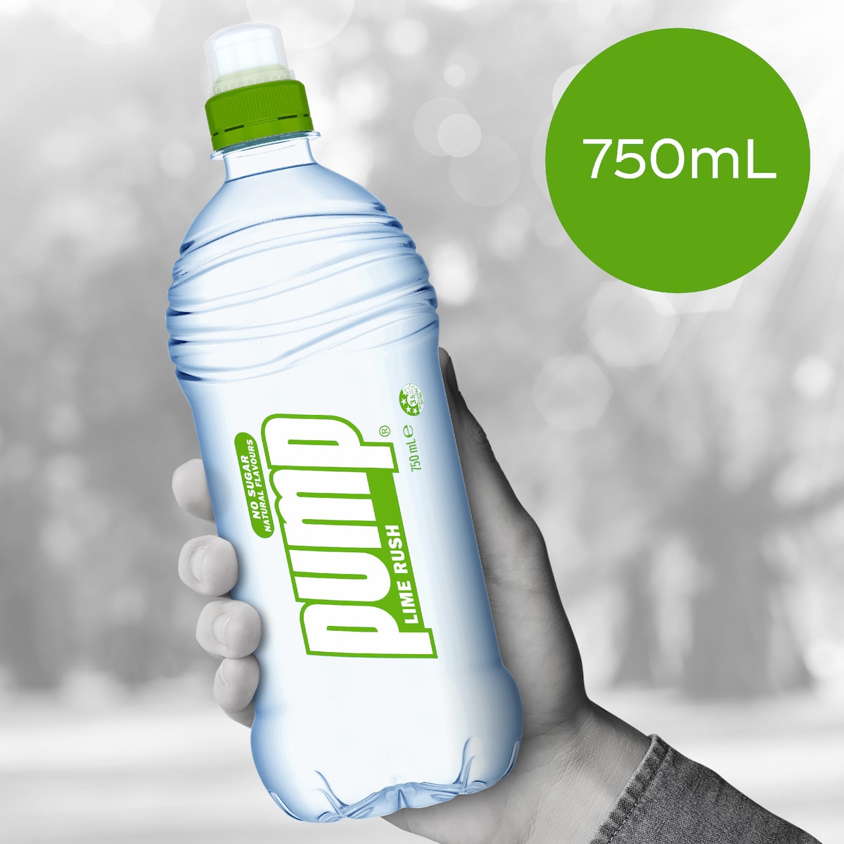 Pump Lime Rush Water Bottle 750ml