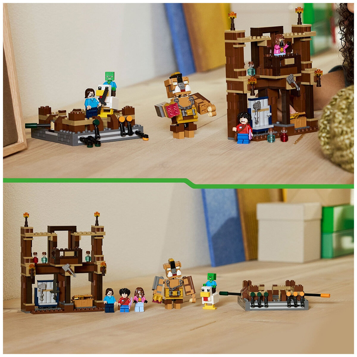 LEGO Minecraft Woodland Mansion Fighting Ring 21272 491 Pieces Interactive