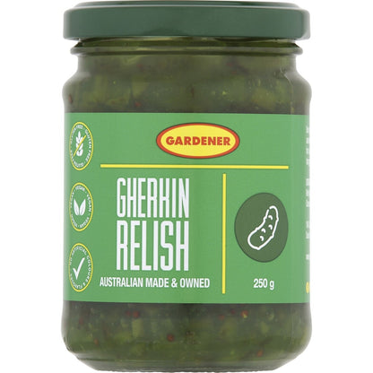 Gardener Gherkin Relish 250g