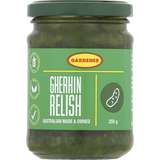 Gardener Gherkin Relish 250g