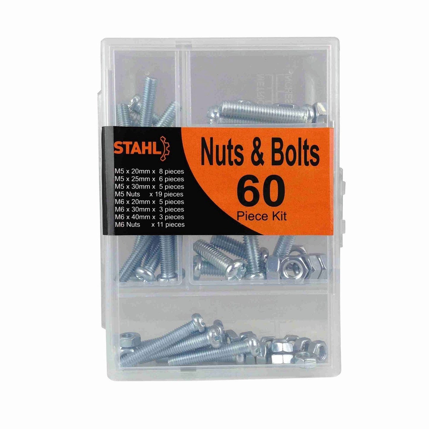 Stahl Handy Kit - Nuts & Bolts - 60 Piece