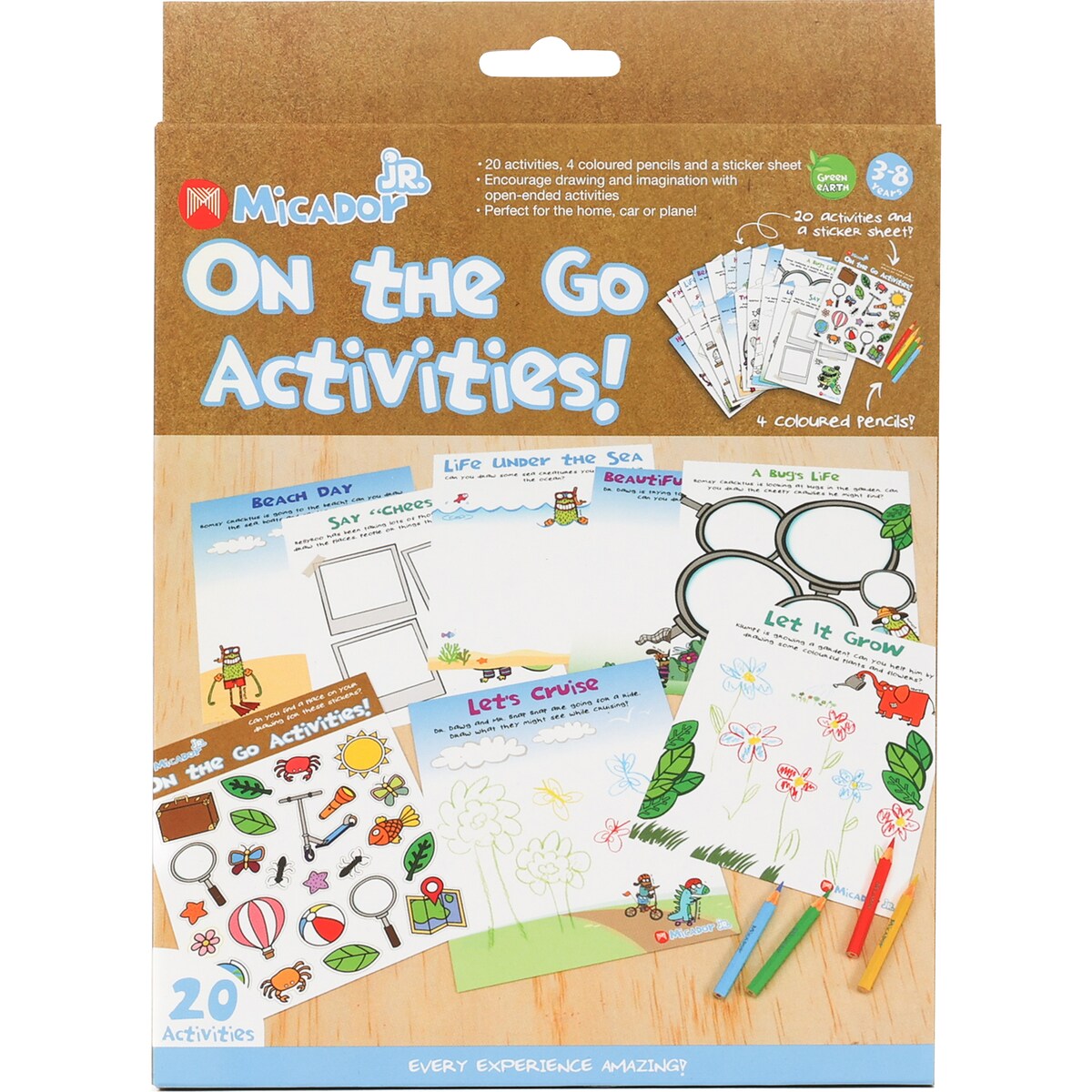 Micador Jr. On The Go Activities Pack each