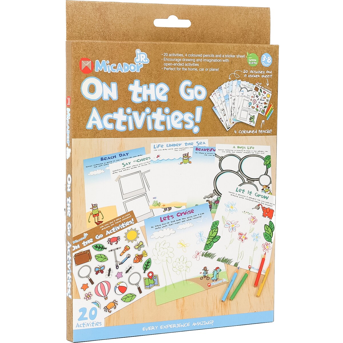 Micador Jr. On The Go Activities Pack each