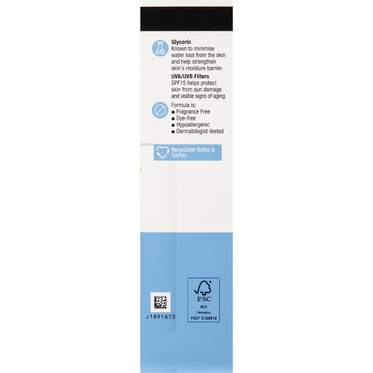 Neutrogena Ultra Gentle Daily Face Moisturiser Spf 15 100ml