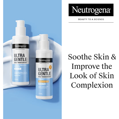 Neutrogena Ultra Gentle Daily Face Moisturiser Spf 15 100ml